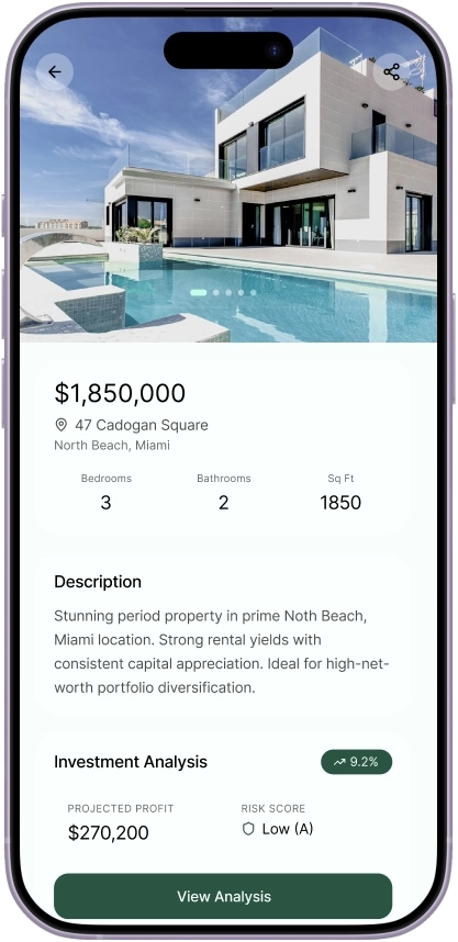 Review modular analytics app screen